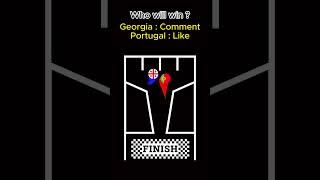 Georgia VS Portugal. Who will win ? #countryballs #euro2024 #football