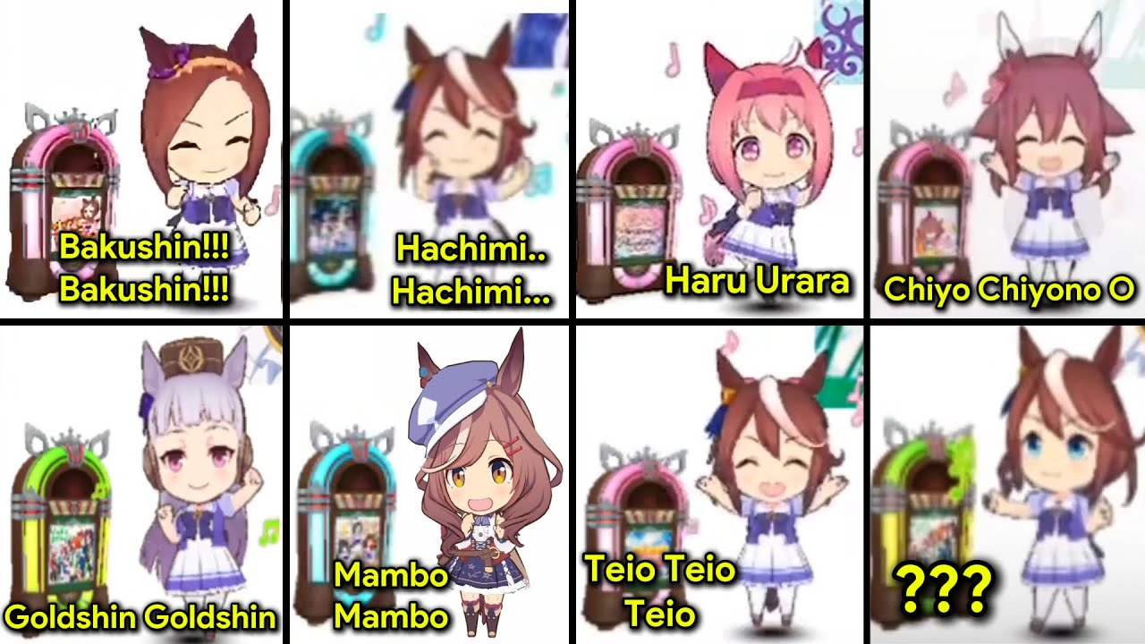 All Uma Musume Pretty Derby Meme Song Variants All Uma Musume Pretty Derby Meme Song Variants