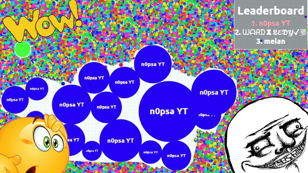 Agar.io - PLAYING ON A CLOSED SERVER - Last Man Standing?!