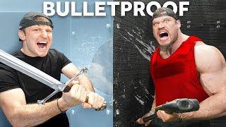 100 Layers of Bulletproof Glass vs Bulletproof Vests