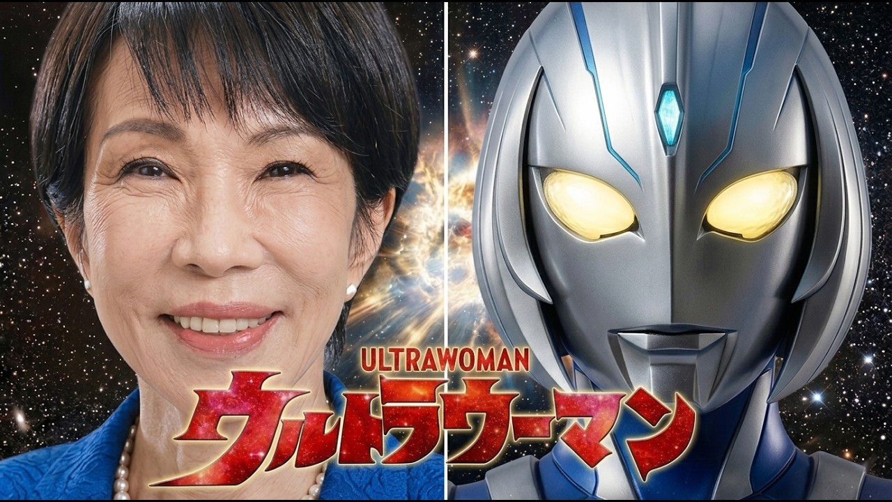 【速報】ついにあの怪獣が出現！？高市早苗がウルトラウーマンと成り全てをなぎ倒す！『ウルトラウーマンサナエ』