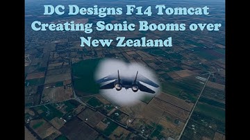 F14 Tomcat from DC Designs with a Quick Flight thru New Zealand! VR Flying Quest 2 MSFS 2020