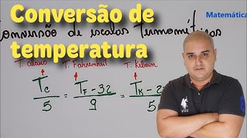 Termologia 03: Conversão entre Escalas Termométricas - Conversão de temperatura