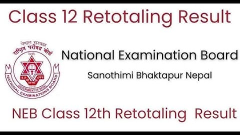 Class 12 retotaling result published ||How to check ||Nepali