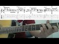 Remember me coco  fingerstyle guitar playthrough tutorial lesson with tabs