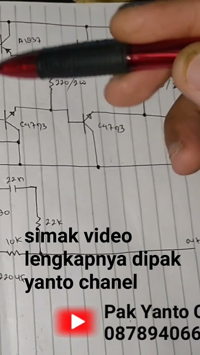 skema driver amplifier boostrap