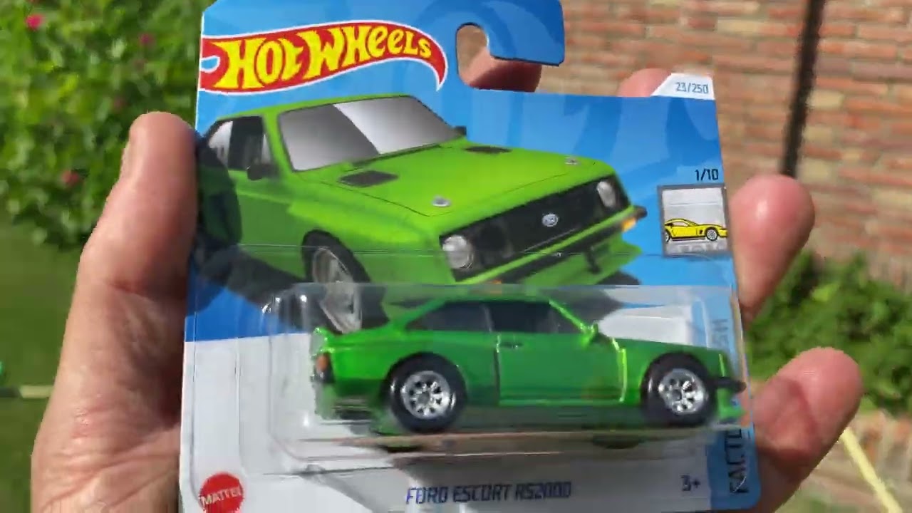 Súper Treasure Hunt Ford Escort RS2000 Caja A 2024 Hotwheels - YouTube
