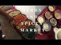 I WENT TO THE HERBS AND SPICES MARKET IN MARRAKECH MOROCCO