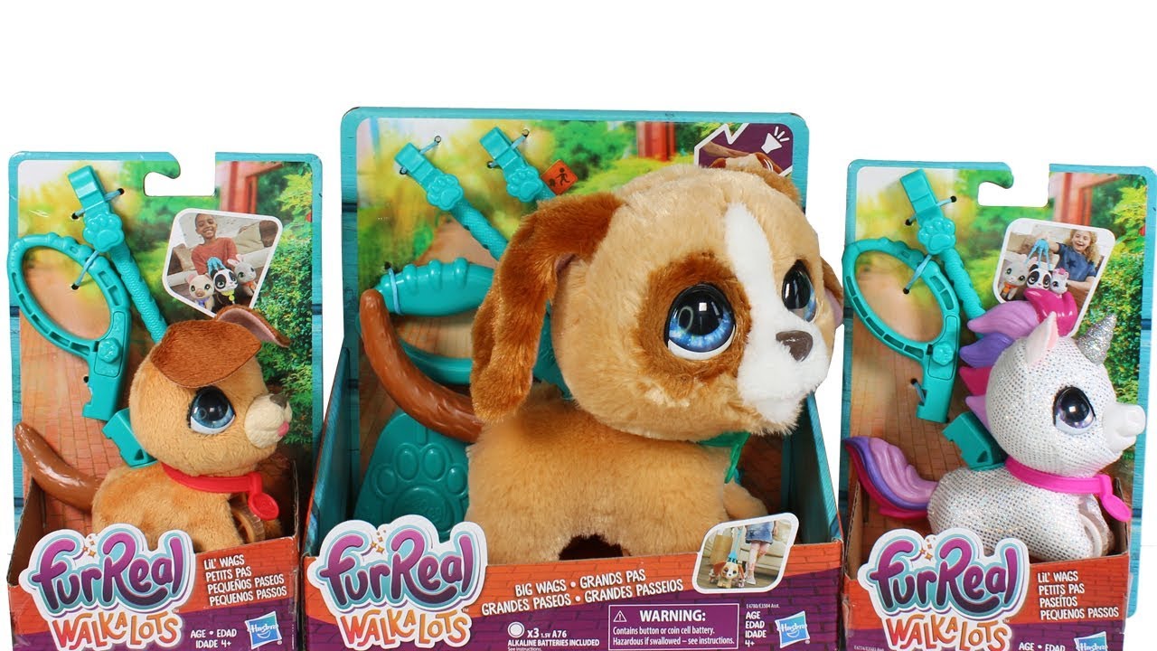 FurReal WalkaLots Big Wags and Lil Wags Unboxing Toy Review 