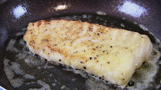 Fisch richtig braten-Kabeljau in der Pfanne gebraten 2 einfache & schnelle  Rezepte-Kabeljau gebraten - YouTube