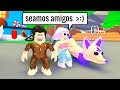 CONSIGUIENDO AMIGOS CON KITSUNE MEGANEÓN 🤔 | Adopt me Roblox