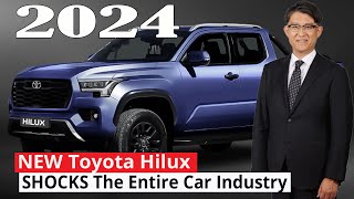 All-New 2024 Toyota Hilux Revealed: More Aggressive with New Hybrid Engine