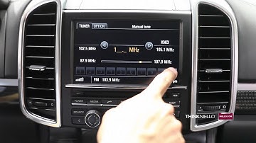 How To Store a Favorite Radio Station | Porsche PCM Navigation | 2014 Porsche Models