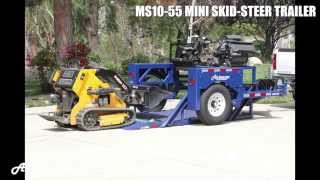 Airtow Trailers MS10-55 - Mini Skid Steer Trailer by airtowtrailers 5,627 views 8 years ago 1 minute, 19 seconds