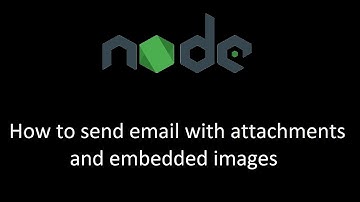 NodeJS : How to send email with attachments and embedded images