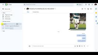 Aceptar invitación de grupo google chat
