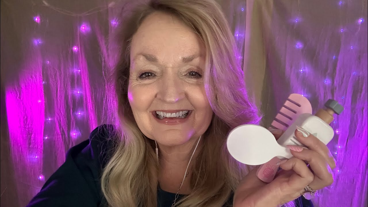 ASMR Wooden Skincare and Makeup Pampering Personal Attention Role Play