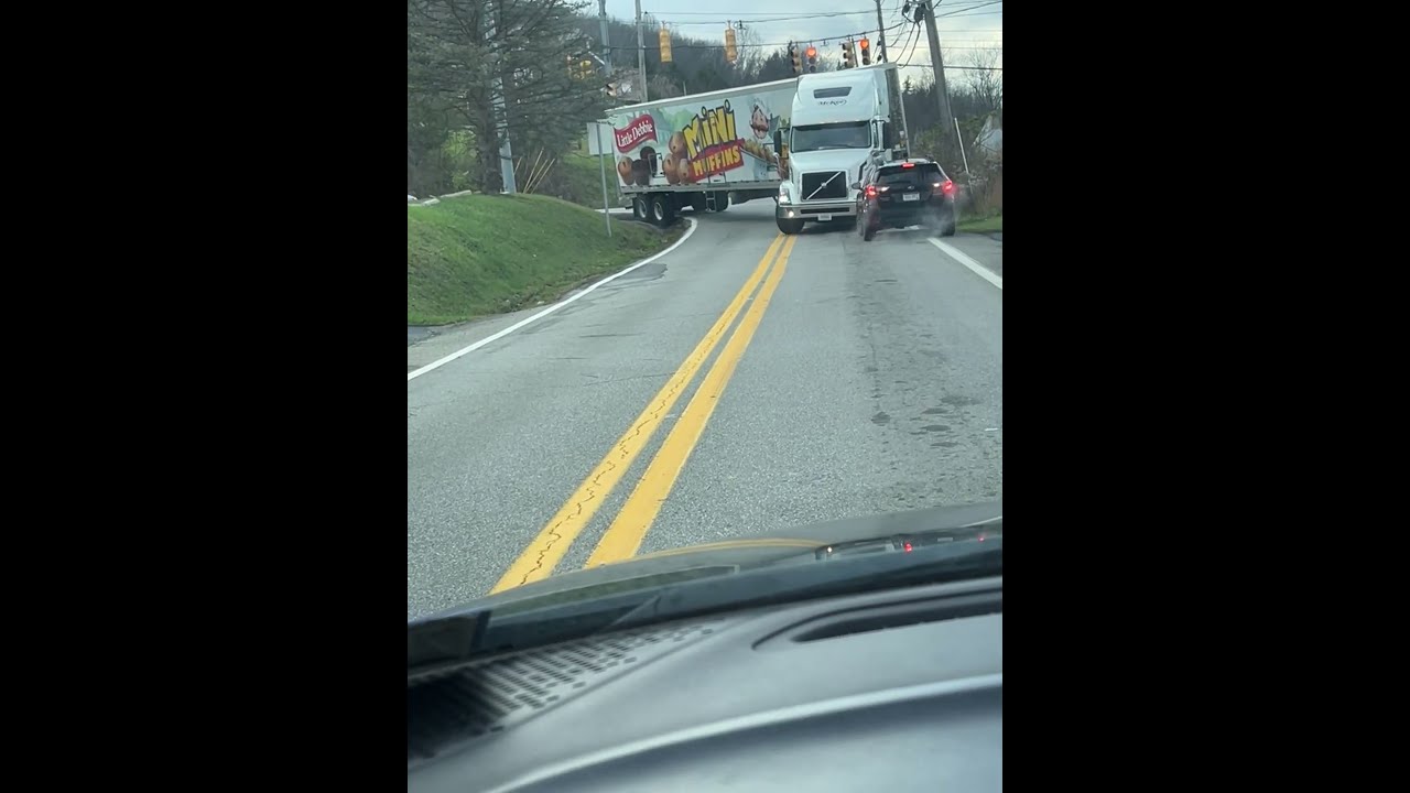 Car Refuses To Reverse For Truck ViralHog