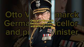 Otto Von Bismarck German Chancellor And Prime Minister