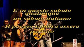 Sergio Caputo Un Sabato Italiano Karaoke (vers. live 2016)