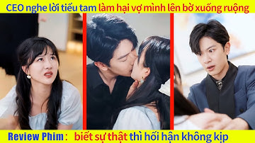 Tổng Tài nghe lời Tiểu Tam mà làm hại Vợ mình lên bờ xuống ruộng, biết sự thật thì hối hận không kịp
