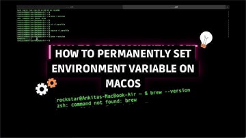 Setting Up Permanent Environment Variables on macOS
