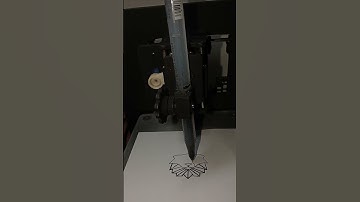 ASMR Masterpiece: Drawing a Lion Face with Mini CNC Plotter - Satisfying & Relaxing!  #asmr