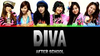 AFTER SCHOOL - DIVA [Colour Coded Lyrics Han/Rom/Eng]