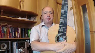 картинка: Проба новой гитары фантазии Веснухина да на семиструнной seven-string Russian guitar