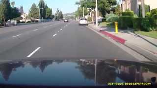 amazing driver parks his car in the middle of colima road in rowland heights
