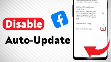 How To Disable Update Facebook App Automatically (Updated)