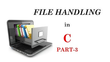 File Handling in C Part-3 | Accessing a File
