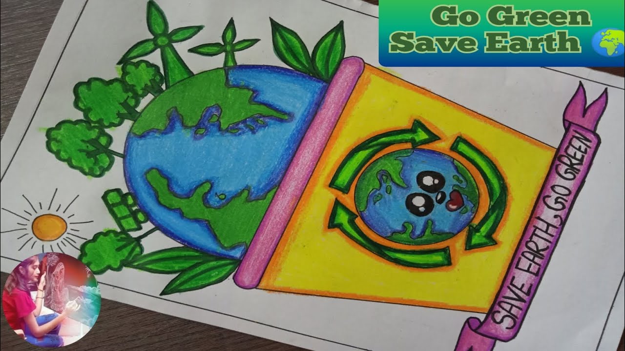 Go Green Drawing Ideas For Kids