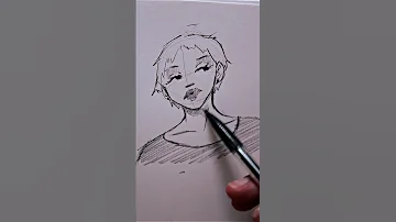 Short Hair Art Drawing Sketch Artist Sketchbook Draw Referencedrawing Speedsketch Anime 