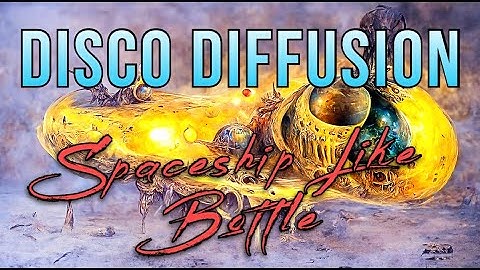 Spaceship Like Bottle - Disco Diffusion
