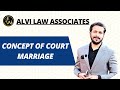 Concept of Court Marriage.
