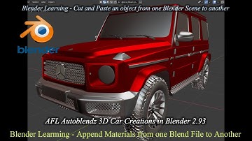 Blender Learning How to Append Materials from one Blender Project to Another