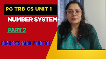 COMPUTER SYSTEM ARCHITECTURE NUMBER SYSTEM PART 2|UGC NET | GATE CSE| ISRO | TN SET COLLEGE TRB