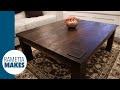 How to Build a Walnut Coffee Table with Texture // DIY