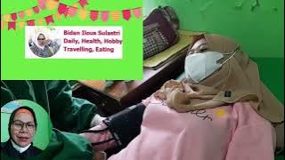 Three beautiful brides immunized// tiga calon pengantin imunisasi