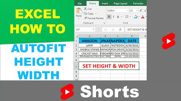 #Shorts | AUTOFIT WIDTH HEIGHT IN EXCEL | Helping Window