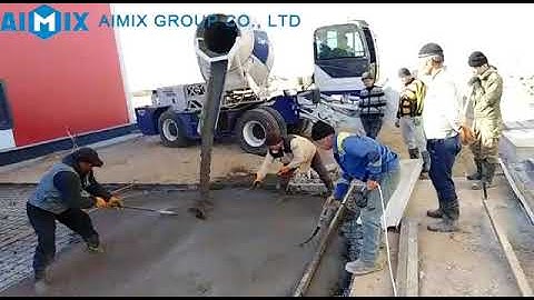 3.5 Cubic Meters Self-loading Mixer - Kazakhstan Kezliorda Customer Feedback