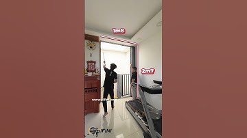 CỬA XẾP LÁ NHỰA TRONG NGĂN THOÁT HƠI MÁY LẠNH LỐI LÊN CẦU THANG | RÈM CỬA SIFINI  #remcuasifini