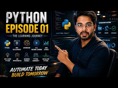 Python Kya Hai & Kyun Sikhni Chahiye? 🚀 | Python Automation, Web Dev, AI & Data Science | EP 01