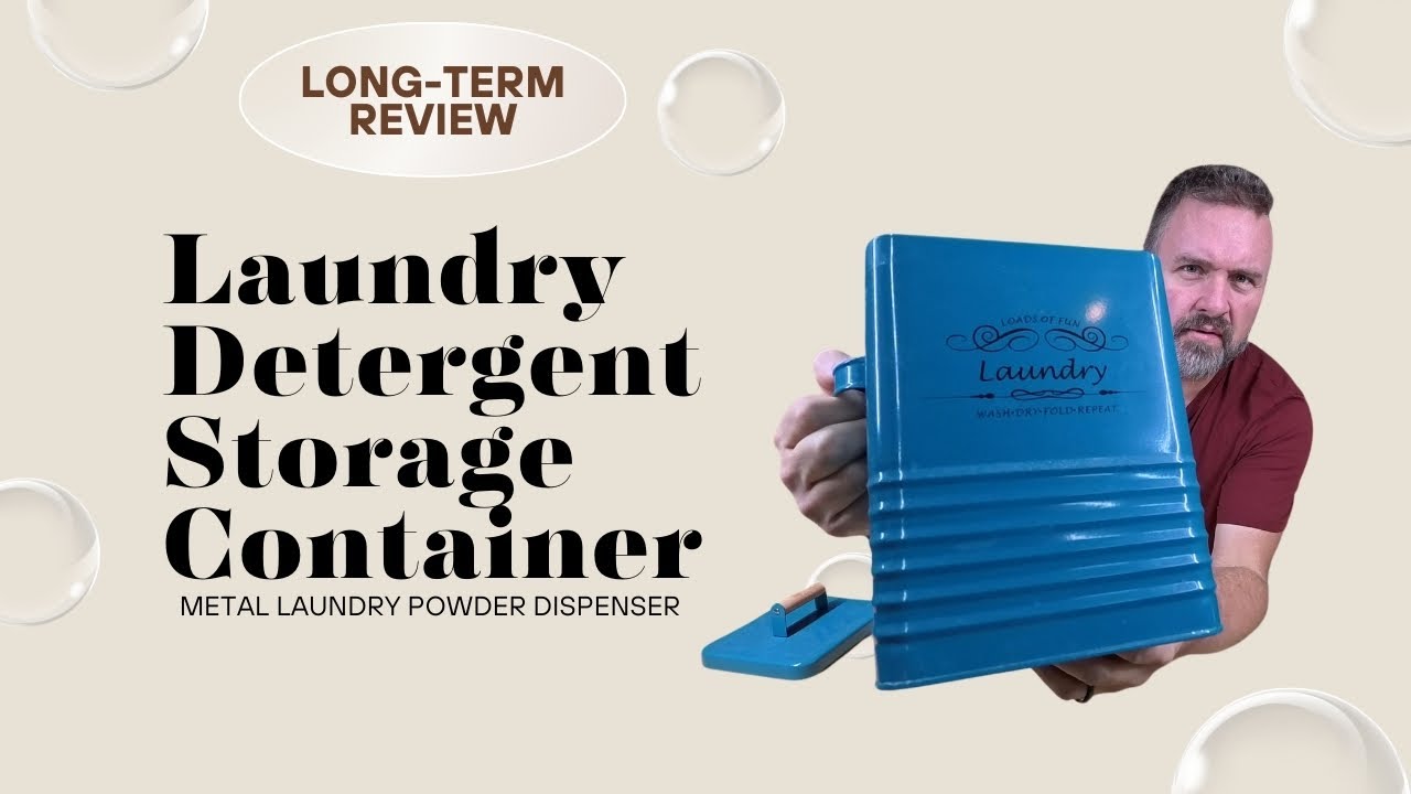 ELITAPRO Laundry Detergent Storage Container Is a Must-Have for Your Laundry Room