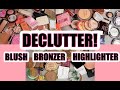 BLUSH, BRONZER & HIGHLIGHTER DECLUTTER 2020!