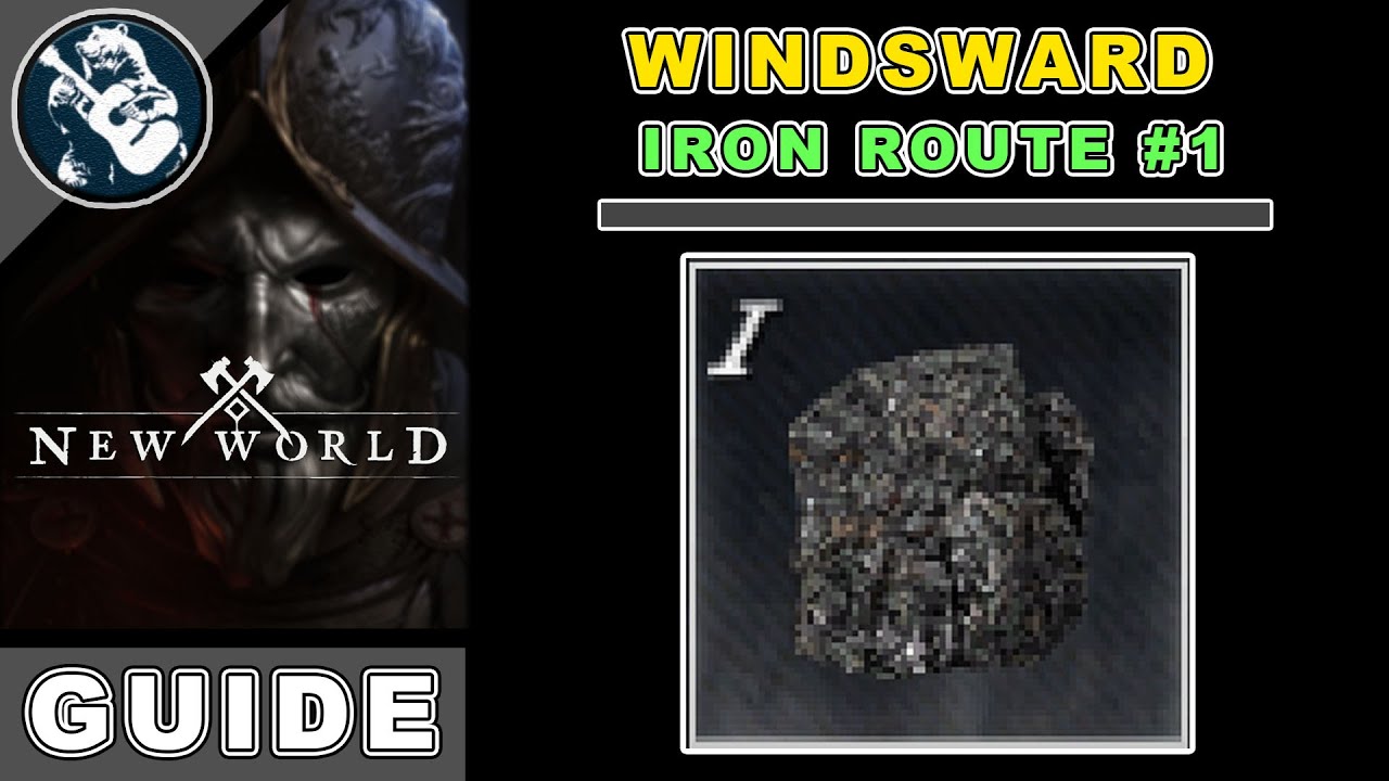 How To Track Iron In New World Best Place Where To Farm Iron Ore in Windsward | Route #1 | 20 Veins