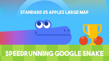 Google Snake | Classic | 25 Apples | Large (Normal Speed & 1 Apple)