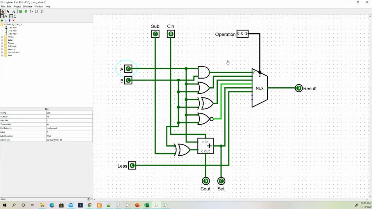 نصائح للمشروع الناجح تصميم Simplified MIPS ALU and Control Unit using Logisim YouTube