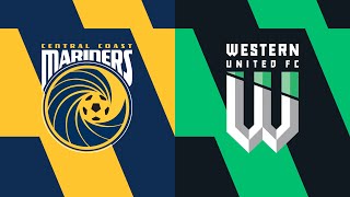 20232024 Liberty ALeague  Round 22  Central Coast Mariners v Western United